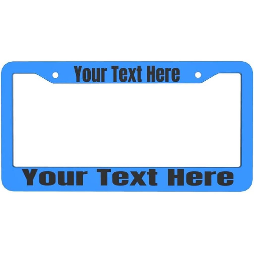 License Plate Frame Personalized License Plate Frame for Cars License Plate Frames Customized Design License Plate Holder Customize Funny Car