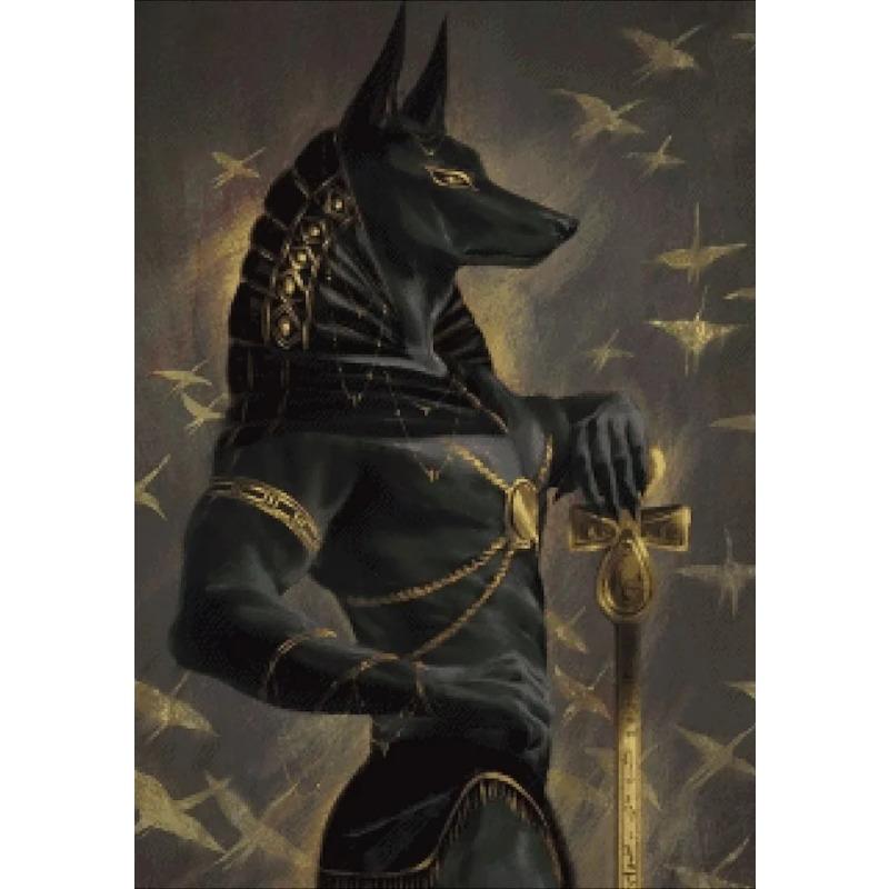 Stampe Poster Antiche Egizie di Bastet per Soggiorno Decorazioni per la Casa Mitologia Egizia Bastet Dea Gatto Pittura su Tela Arte da Parete