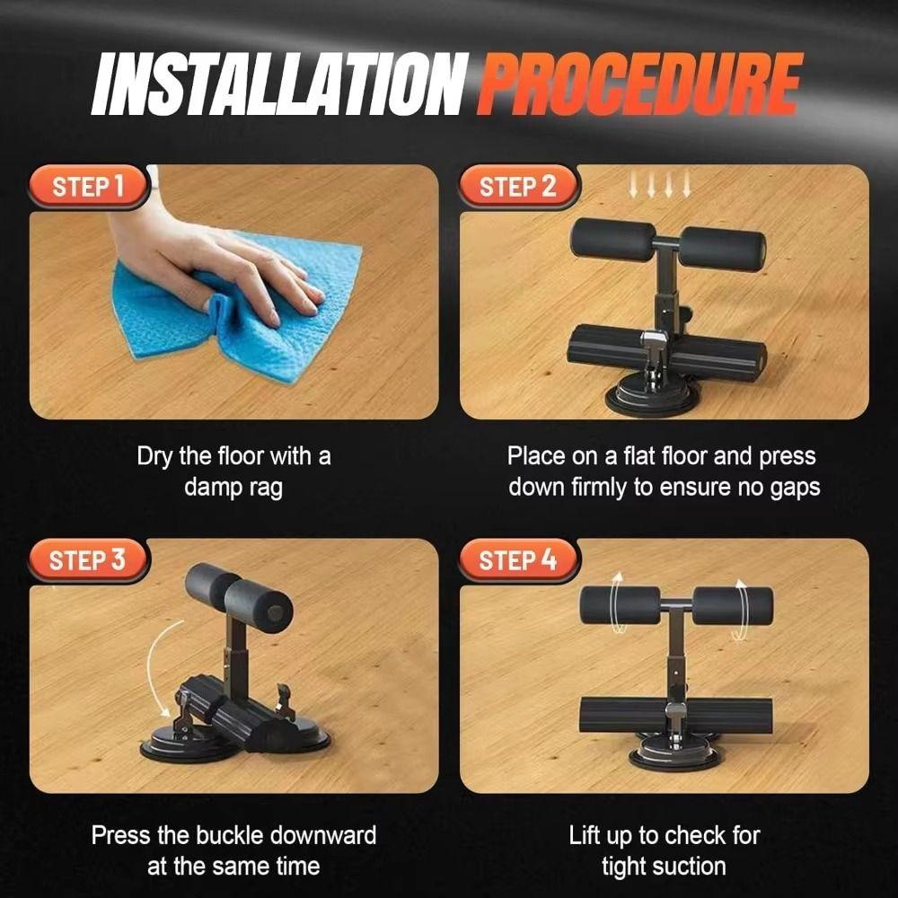 Mit Widerstandsband Sit-up-Hilfsstange Sit-up-Trainingsgerät Fitnesstraining