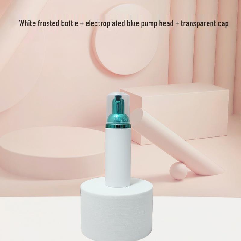 Matte Frosted Foam Face Wash & Eyelash Mousse Pump Bottle, 60ml