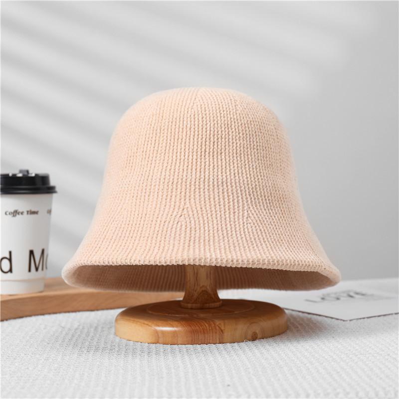 Fashionable Small Brim Bucket Hat Women Winter Warm Windproof Adjustable Cap Elegant Style