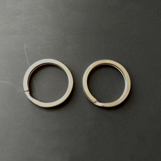 Титановый легкий прочный твердый разделенный брелок для ключей круглый брелок 18mm — фото 6