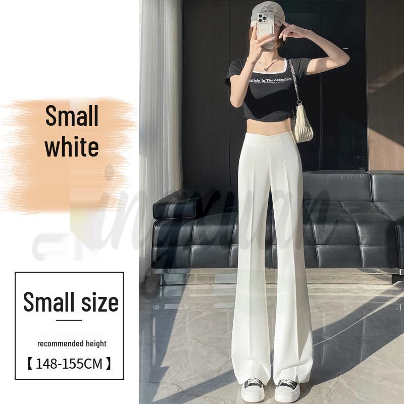2026 Women's High Waist Micro Flare Casual Floor-Length Wide Leg Pants