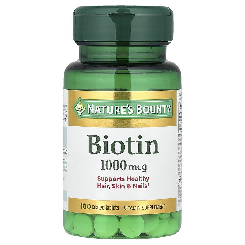 Biotina, 1.000 mcg, 100 Compresse Rivestite