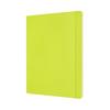Moleskine Notebook Classic Notebook Soft Cover Plain XL Size Wide X 25cm Lemon Green QP623C2 (19cm Long)