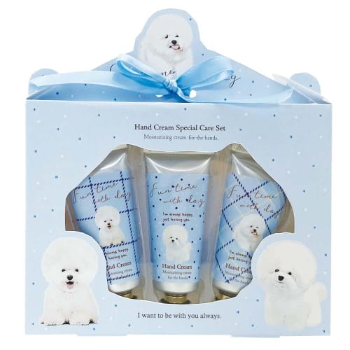 Cozy Company Hand Cream 3-Piece Special Care Set, Birthday Gift for Women, Bichon Refresh Scent, 172650