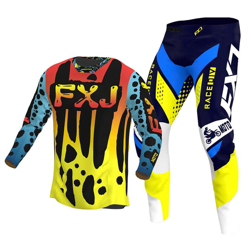 Motocross-Ausrüstungsset für Kinder 4 5 6 7 8 9 10 11 12 13 Jahre Jugend Kind Motorrad Junge Mädchen Jersey Hose Kits Rennanzug Offroad Enduro MX MTB