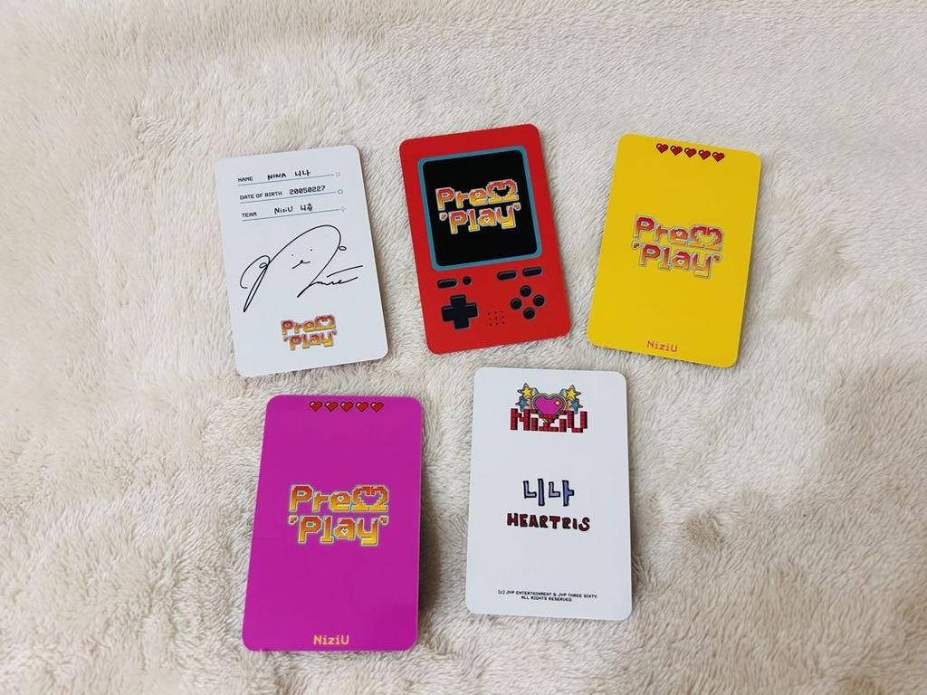 [USED] NiziU Press Play Trading Card Nina Heartris