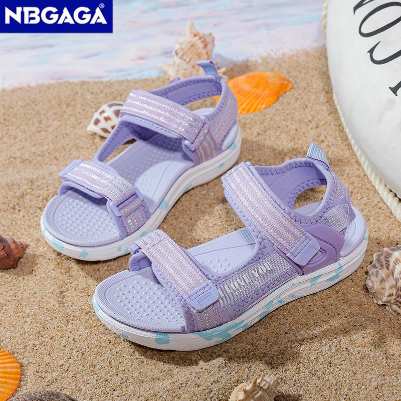 2025 Spring Summer New Sandals Breathable Children's Girls Anti Slip Open Toe Sandals Outdoor Beach Shoes