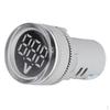 12-500 Digital Voltmeter Voltage Meter Round LED Indicator