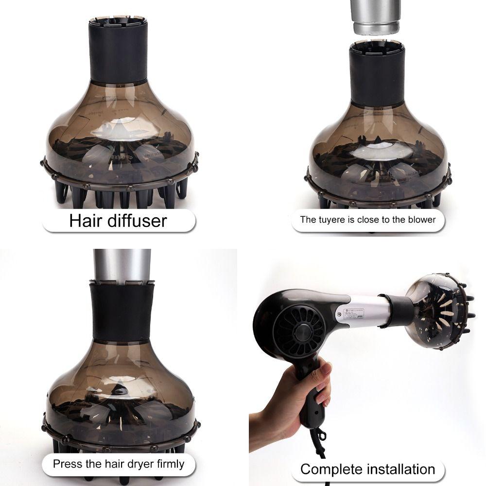 Silicone Hairdryer Diffuser Cover Hairdressing Curly Styling Tools Fitting Blow Dryer  Salon