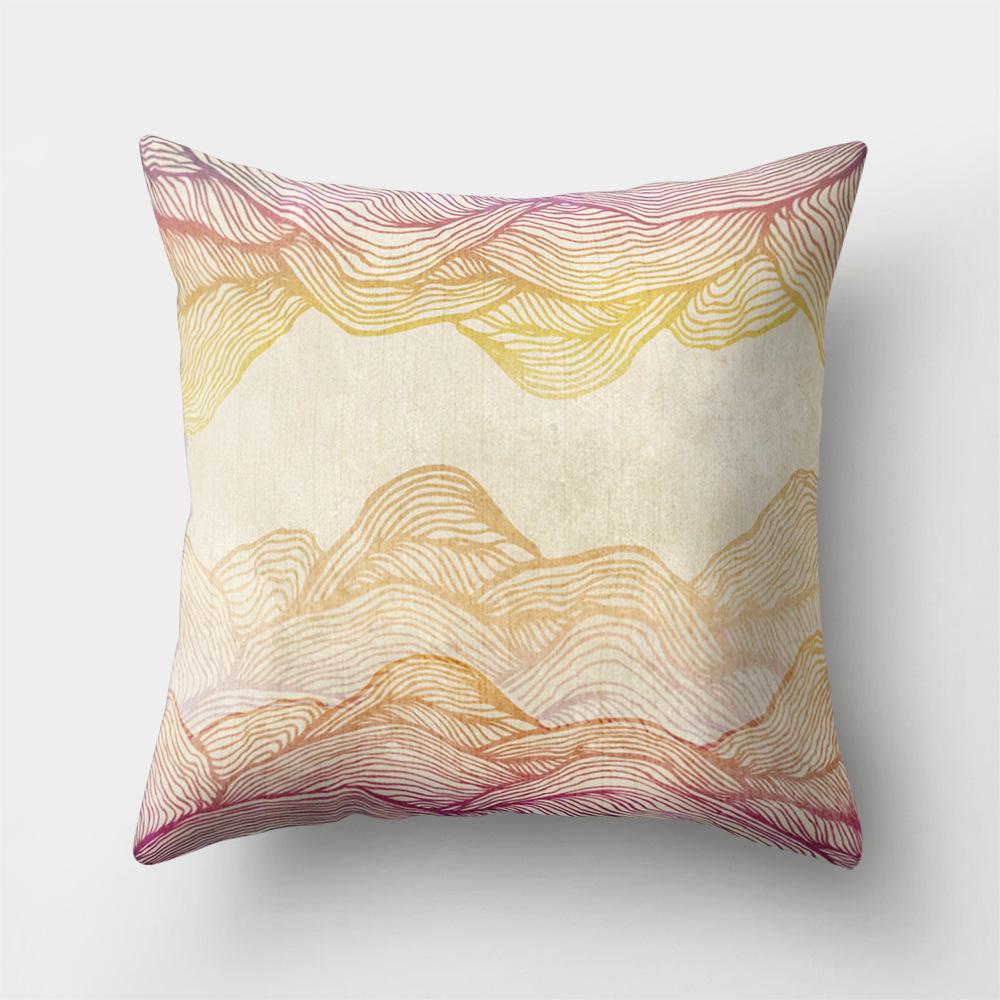 Corrugated Pillowcase Sofa Pillowcase Creative Home Car Cushion Office Pillowcase