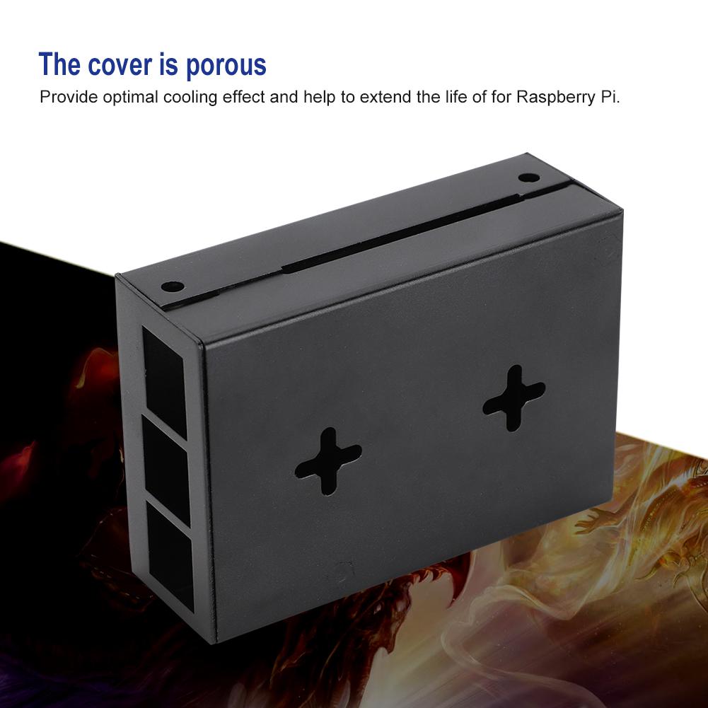 For   4B High Quality  ive Aluminum Alloy Metal Porous Case Cover Enclosure