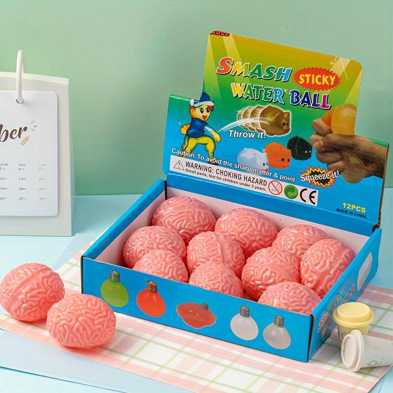 Kreative Simulation Gehirn Squishy Fidget Spielzeug Stressabbau Bälle Weich Dekompression Sensorisches Quetschspielzeug für Büro Klassenzimmer