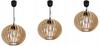 Hanging Lamp Made of Plywood, Spherical Lampshade, E27, Adjustable