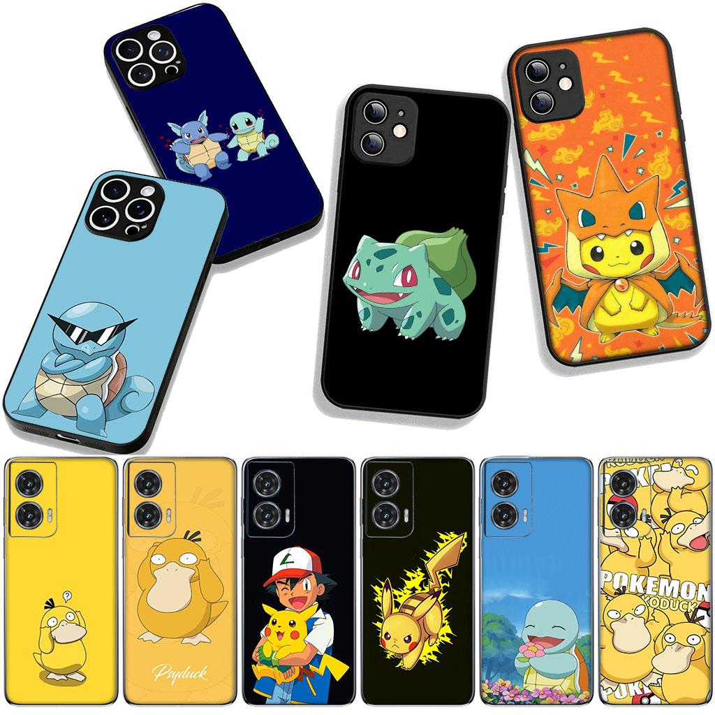 Anime Lovely P-Pokemons P-Pikachus Psyduck Phone Cover for Xiaomi Redmi Note 14 12 13 ProPlus A4 A3 Pro Plus 12C 13C 14C 5G Case