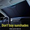 Front Windshield Sunshade: Heat Insulation and Sun Protection for Small Cars