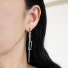 earrings for simple like resin Miyabi Grace Non-pierced earrings, women, silver, earrings, popular, hoop, dangling, adult, delicate, elegant, chain,