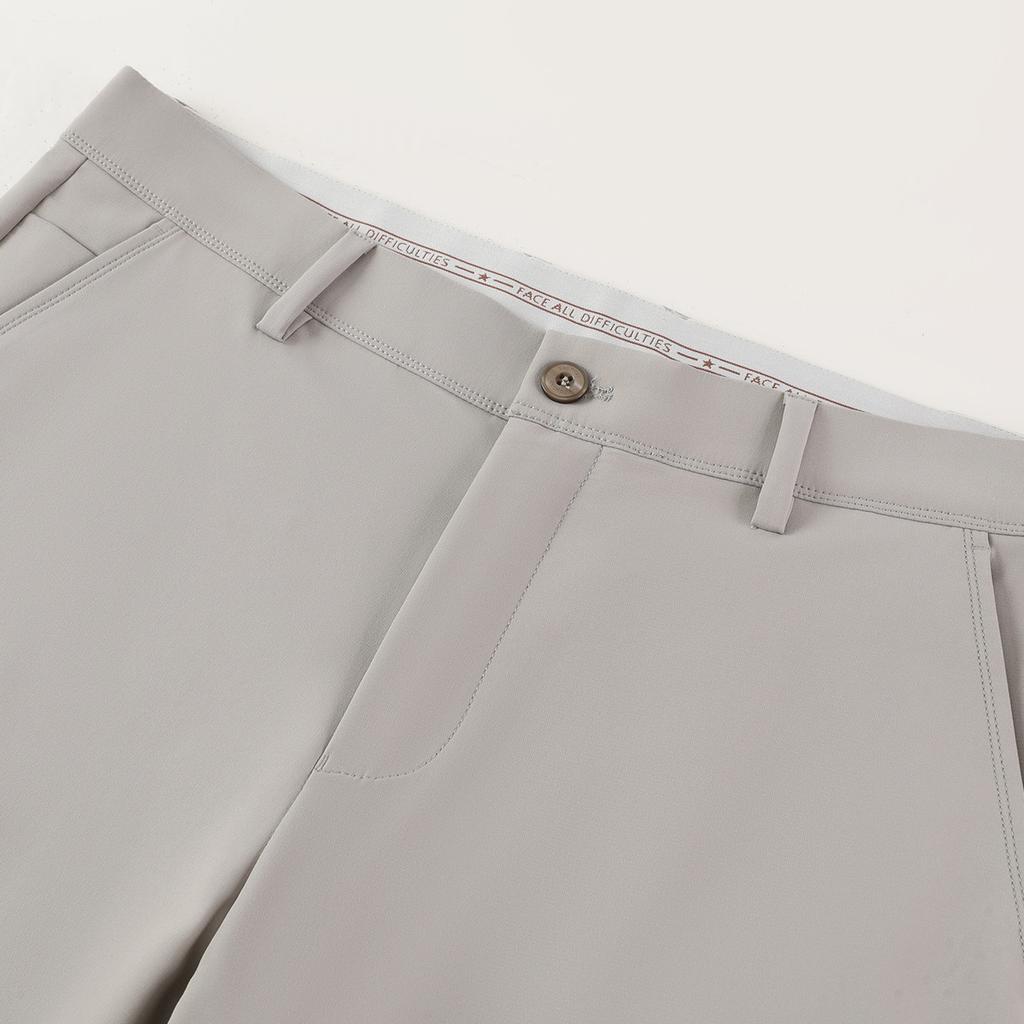 Summer Thin Casual Pants Men's Loose Straight Leg Business Ice Silk Trousers