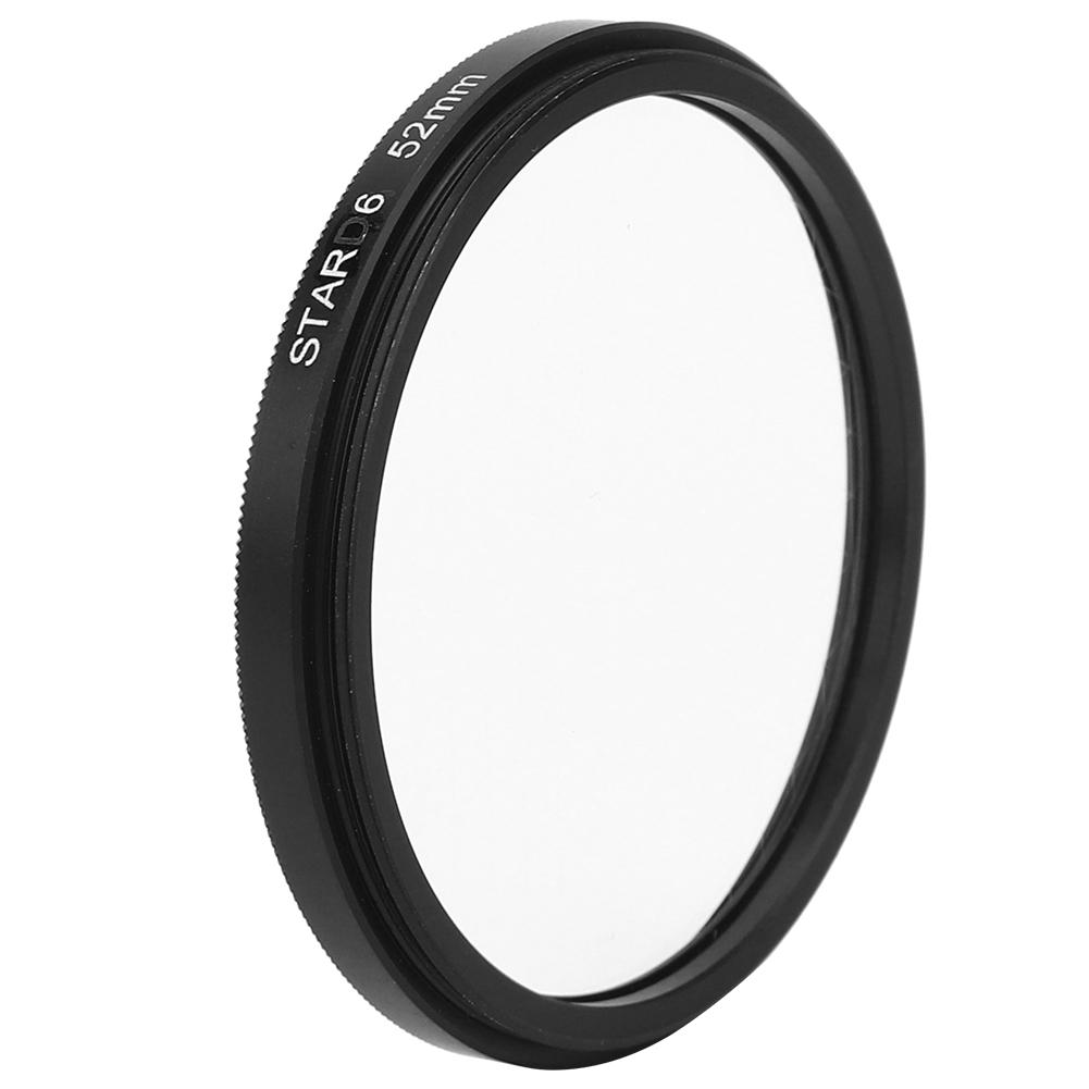 Junestar 52mm Star Lens Filter for Canon/Nikon/Sony/Pentax/Olympus/Fujifilm Camera Lenses