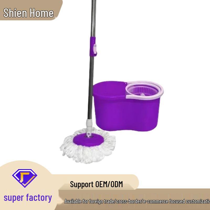 Precision Made 9th Gen Dual Drive Hands-Free Rotating Mop and Bucket Set for Effortless Cleaning