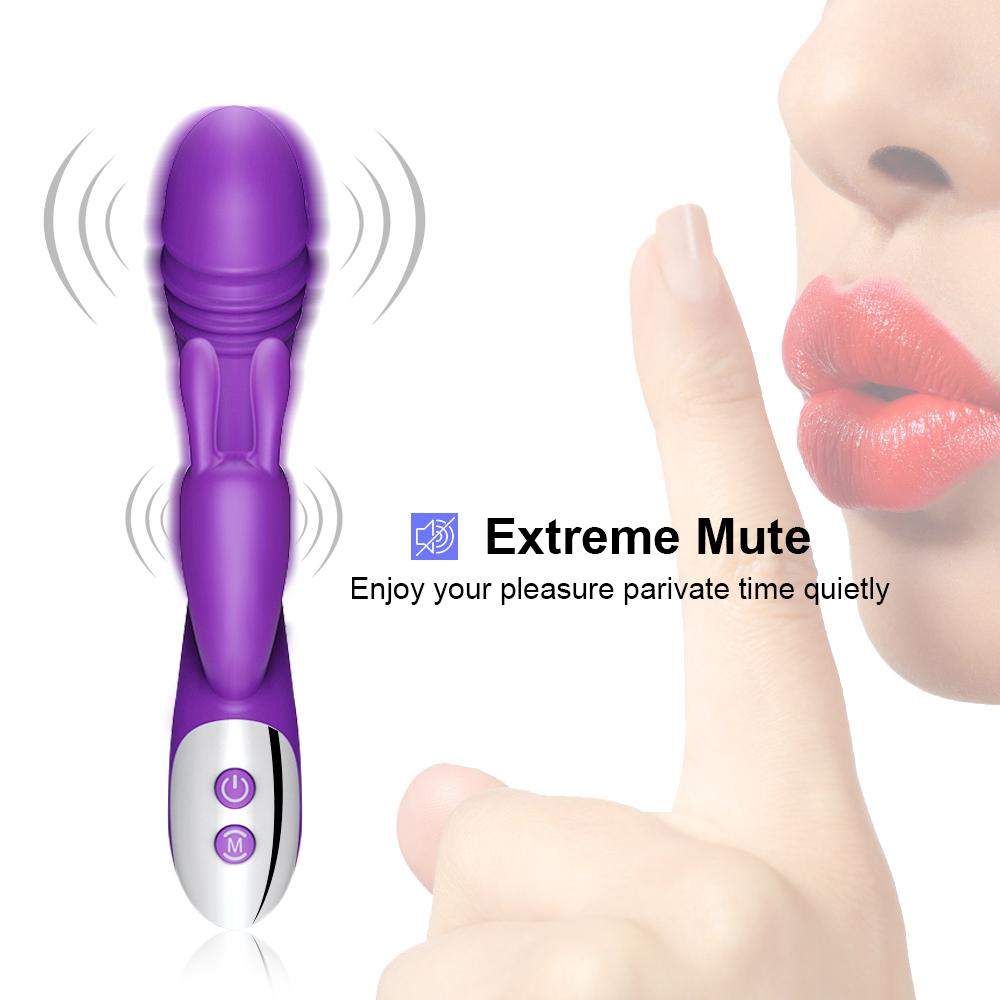 Women Vagina Clitoris Stimulation USB Charge Dildo G Spot Vibrator SexToys for Couples Adults