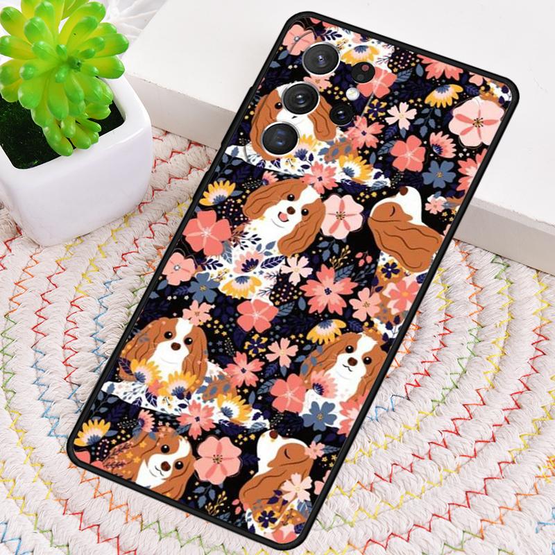 Cavalier King Charles Spaniel Dog Soft Phone Case for Samsung Galaxy Note 10 Pro S26 Ultra S23 S24 FE S25 S21 S22 PLUS Cover