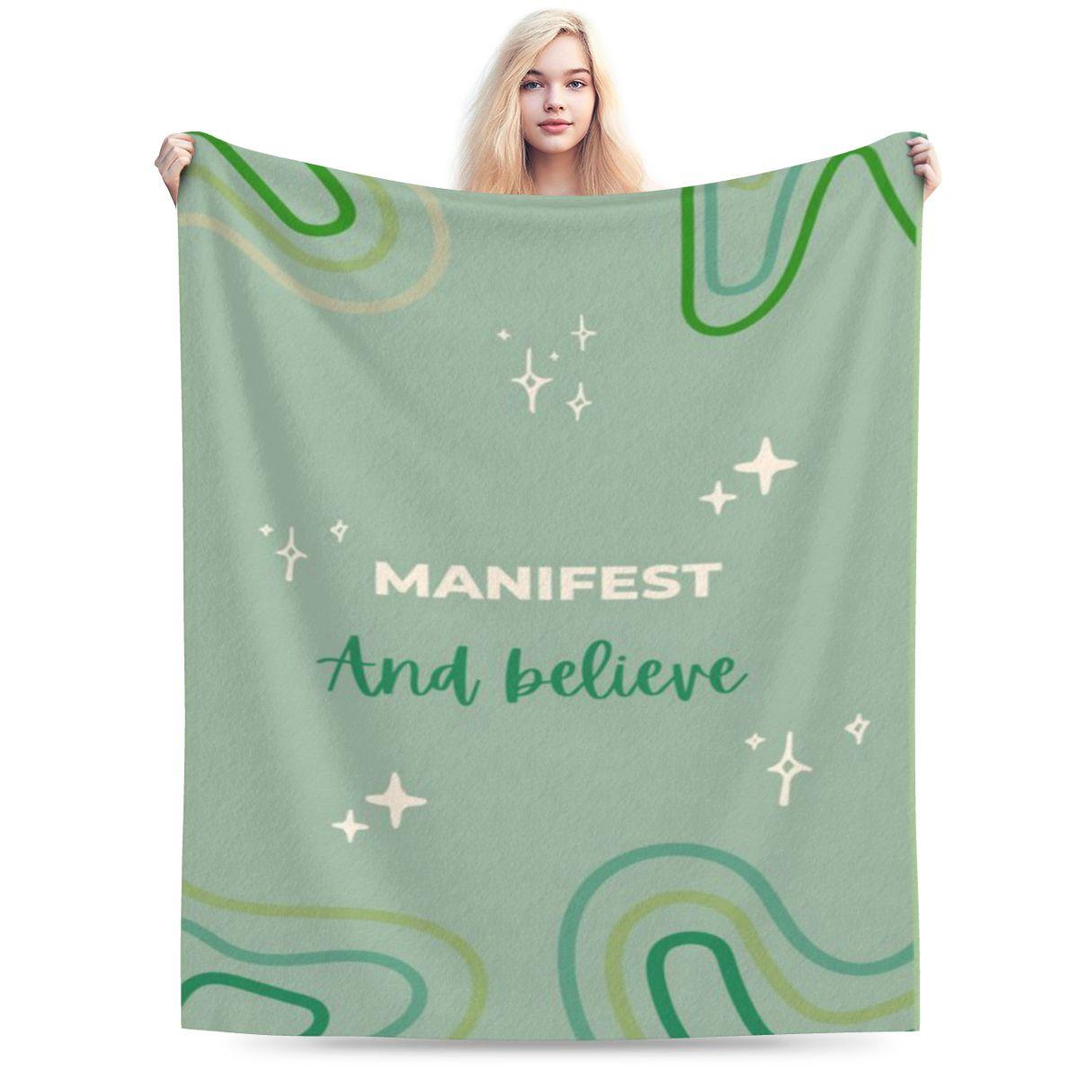 

Manifest Custom Soft Gift An UltraSoft Micro Fleece Blanket 75x100cm 30x40in