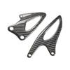 Kohlefaser-Fußpedal & Fersenschutz für Yamaha YZF-R1 / R1M 2020-2025, Motorrad-Fußrastenschutz