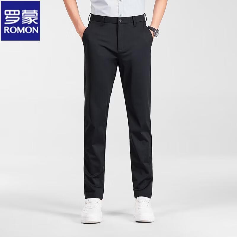 

ROMON Men s Summer Thin Casual Straight Pants 40