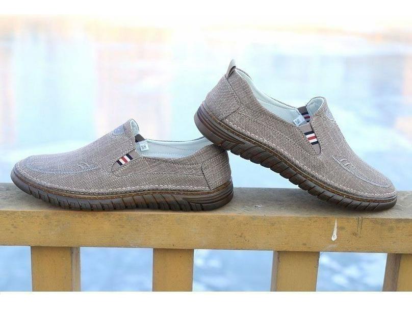 Douyin Men's Casual Linen Canvas Shoes - Soft Sole, Breathable Old Beijing Cloth Style