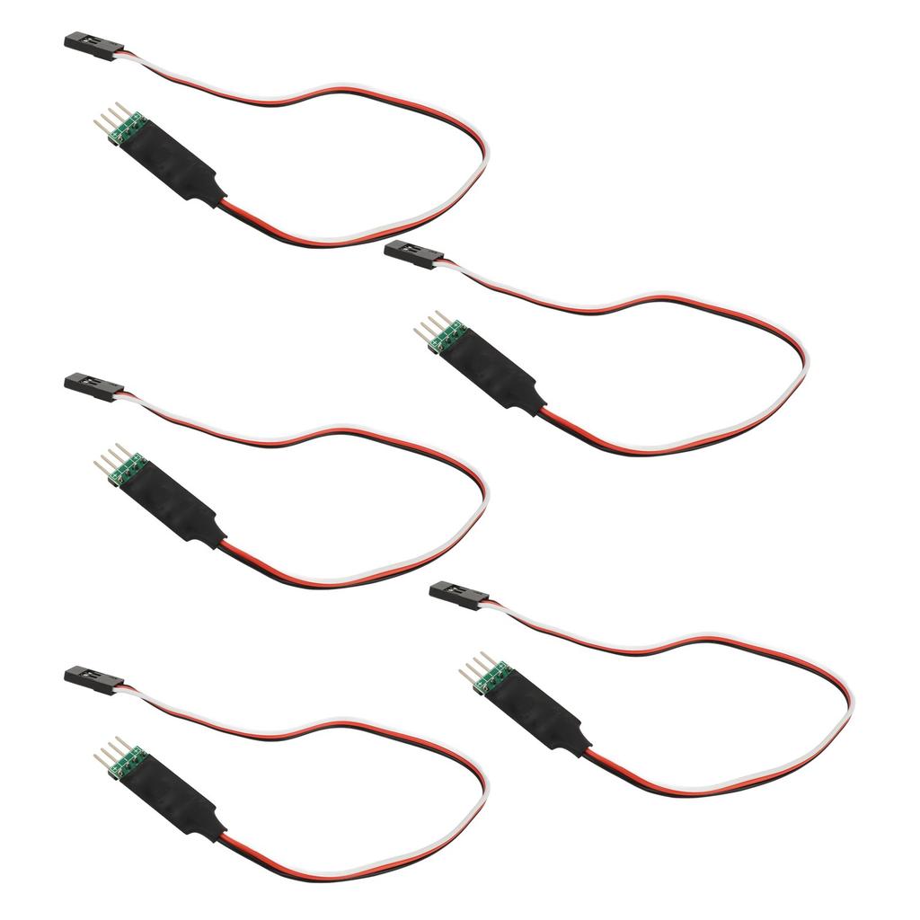 5 Stück RC Auto Blinklicht RC CH3 Steuerschalter Fernbedienungsauto Dritter Kanal Lichtempfänger