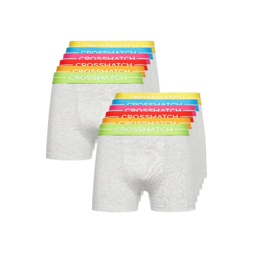 Crosshatch Mens Astral Boxer Shorts (Pack of 12)