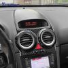 Echte Weiche Kohlefaser Für Opel Corsa D 2007 2008 2009 2010 2011 2012 2013 2014 Auto Mittelkonsole Lüftungsöffnung Uhrzeit Display Aufkleber