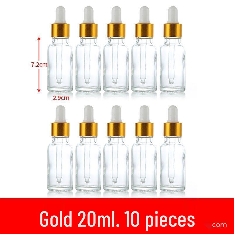 Glass Empty Dropper Bottle for Essential Oils, Perfume, and Cosmetics – Travel-Size Dispenser