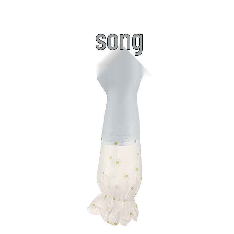 Jelly-Colored PVC Kitchen Cleaning Gloves with Elastic Cuffs - Waterproof and Latex-Free for Dishwashing and Laundry