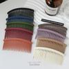 Women's Large Matte Hair Clip for Frizzy Hair - Comb & Hairpin Headwear