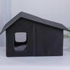 Waterproof Outdoor Cat House: Foldable, Removable, Washable, and Warm 4-Season Pet Villa Tent for Cats and Dogs.