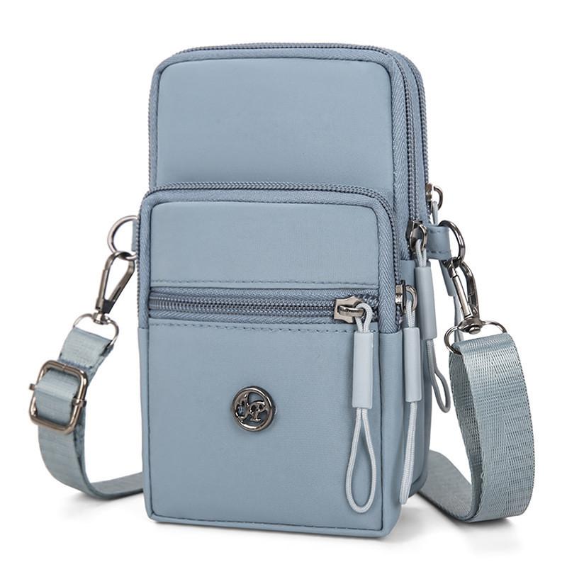 Nylon Mini Crossbody Phone Bag For Summer Travel And Casual Use