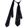 Handmade Zipper Punk Dark Y2K neck tie Cool Trendy Polyester Silk Personalized lazy Tie