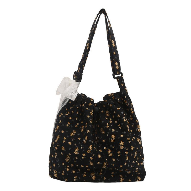 Stylish Korean-inspired Floral Sling Bag With Spacious Design For Everyday Use