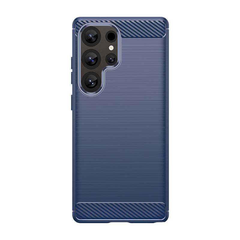 

For Cover Samsung Galaxy S25 Ultra Case Samsung S25 Ultra Capas Shockproof Phone Back Bumper Soft TPU Fundas Samsung S25 Ultra For S25 Ultra синий