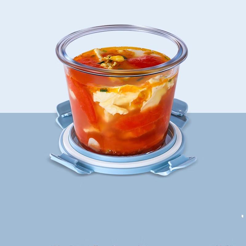 Ruhan Microwaveable Glass Food Container with Lid