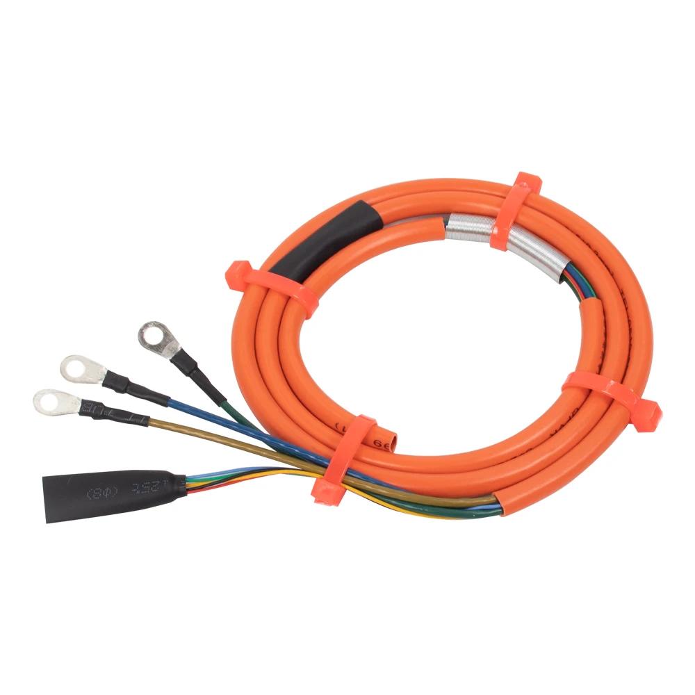 2.0mm² /2.5mm² Waterproof Motor Cable with 3 Motor Phase Wires 5 Hall Senor Wires Circuit Board Cable For Electric Scooter Parts 800W Wheel Hub Engine