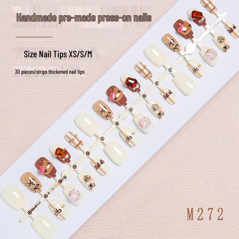 

Cute Cartoon Japanese Nail Art Stickers - Handmade Wearable Tips