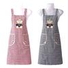 Oil Repellent Clean Apron Adjustable Work Clothes Simple Cooking Smock  For Cleaning Cooking Baking