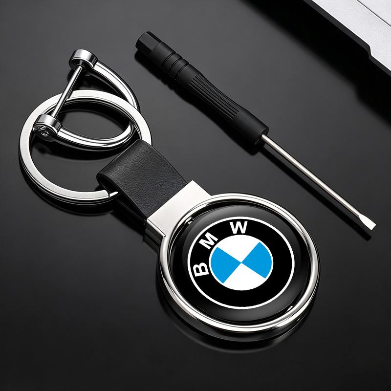 1PC Double-Sided Logo Keychain Luxury Car Keychain for BMW 1 3 4 5 6 7 Series X1 X3 X4 X5 X6 G20 G38 F20 F39 F48 E46 E60 E36 E39 gzsh02