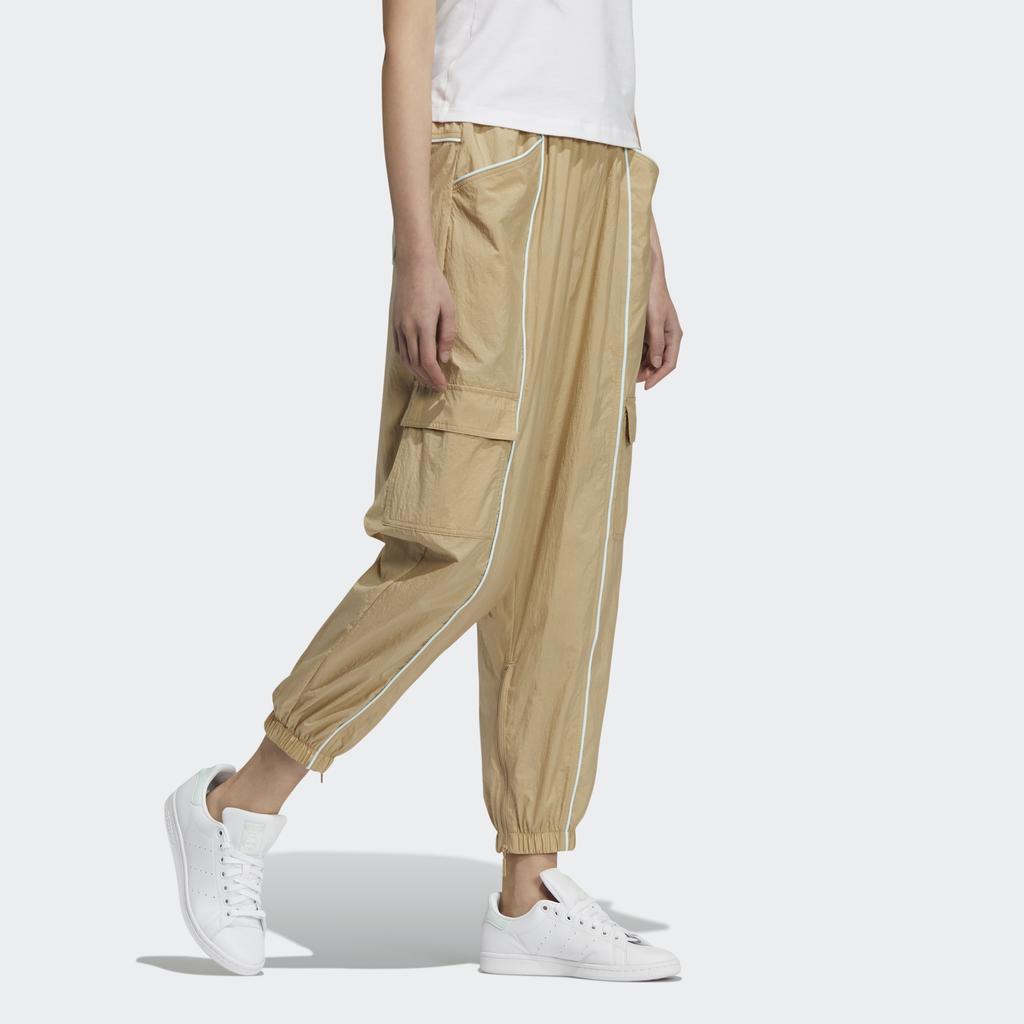 Adidas Originals Tp Next Gen Multi-Pocket Spliced Cuffed Retro Sports Pants Women Pants Khaki HC6585