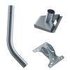 Adjustable Long Wall Mounting Kit Adjustable Roof Bracket Mount Elbow Pipe Adapter Support Accessories Easy Installation