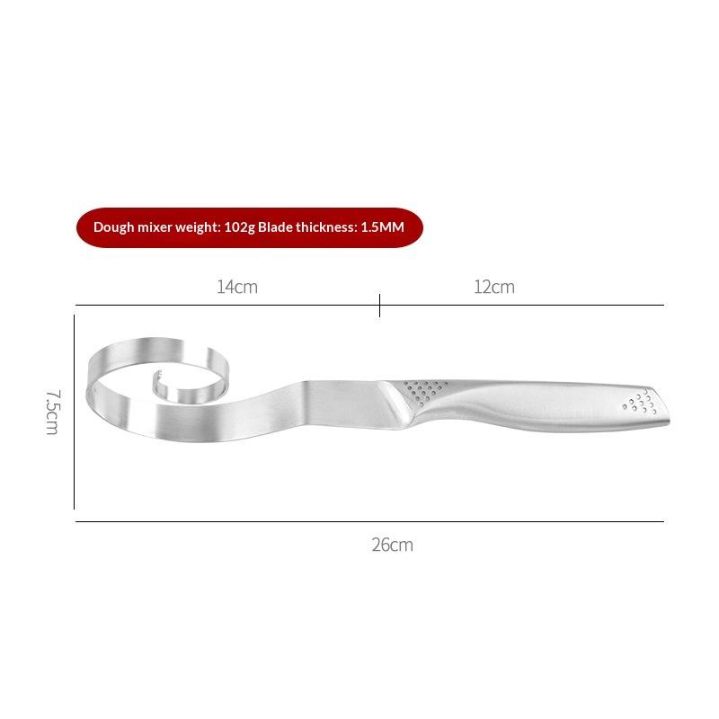 Венчик для теста Венчик для хлеба Ручной Нержавеющая сталь Принадлежности для выпечки хлеба Яйцо Легко чистить и прочный Для дома и магазина